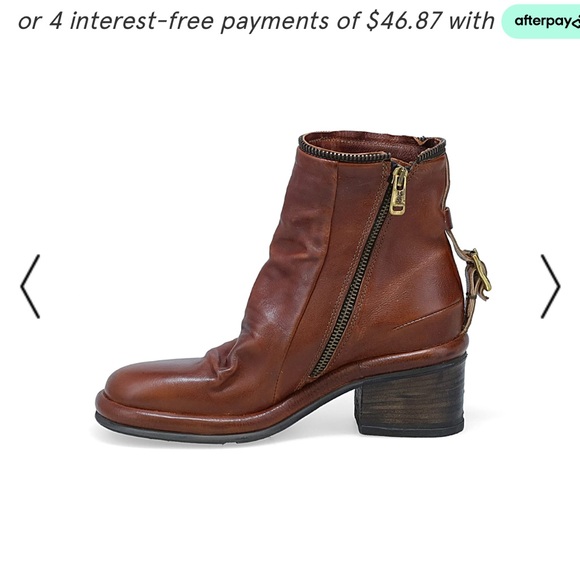 New in box A.S.98 handmade Lacko boot in whiskey. Nib. - Picture 4 of 8